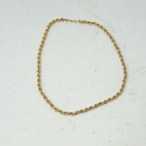 18" Monet Gold Plated Twisted Rope Necklace